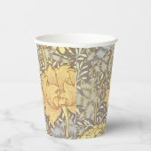 William Morris Chrysanthemum Mum Flowers Papieren Bekers (Rechts)