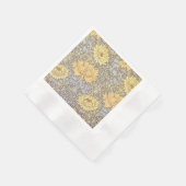 William Morris Chrysanthemum Mum Flowers Servet (Hoek)