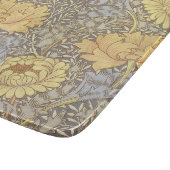 William Morris Chrysanthemum Mum Flowers Snijplank (Hoek)