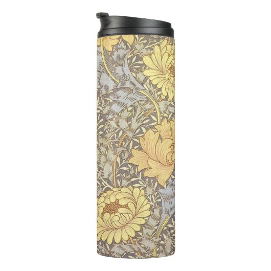 William Morris Chrysanthemum Mum Flowers Thermosbeker (Geroteerd rechts)