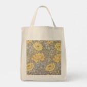 William Morris Chrysanthemum Mum Flowers Tote Bag (Achterkant)