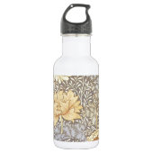 William Morris Chrysanthemum Mum Flowers Waterfles (Voorkant)