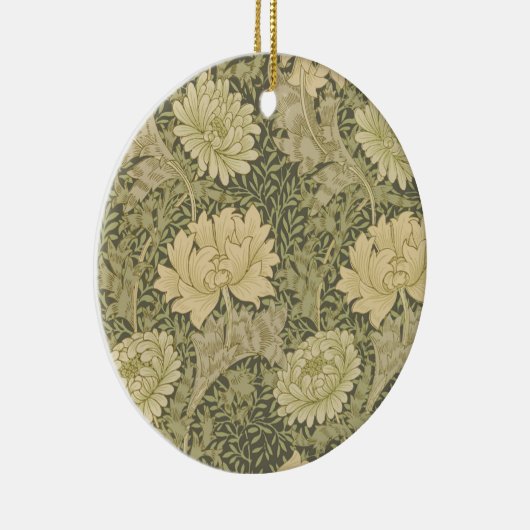 William Morris Chrysanthemum Mum Keramisch Ornament (Rechts)