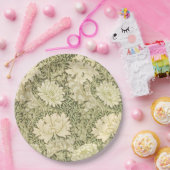 William Morris Chrysanthemum papier borden Papieren Bordje (Feest)