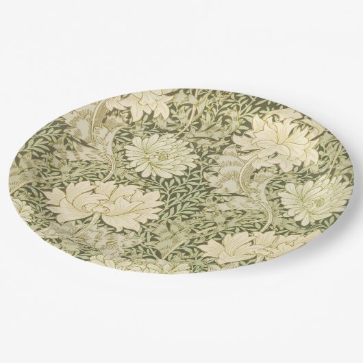 William Morris Chrysanthemum papier borden Papieren Bordje (Gekanteld)