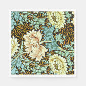 William Morris - Chrysanthemum Pastels Servetten (Voorkant)