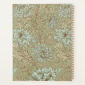 William Morris Chrysanthemum Patroon Planner (Achterkant)