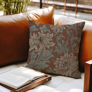 William Morris Chrysanthemum Patroon Worp Kussen