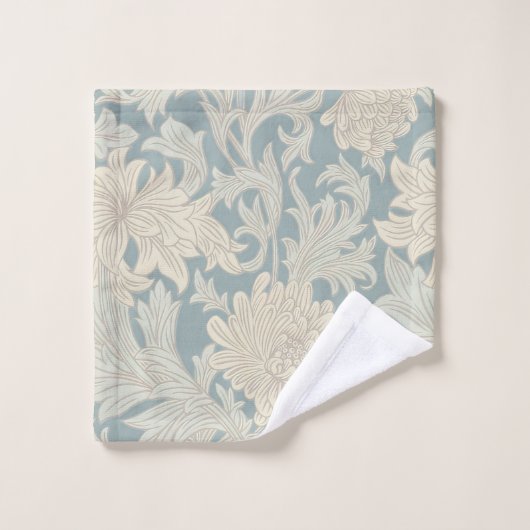 William Morris Chrysanthemum Pattern Bad Handdoek (Wasdoekje)