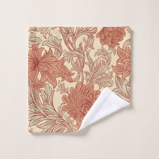 William Morris Chrysanthemum Pattern Bath Towel Se Bad Handdoek (Wasdoekje)