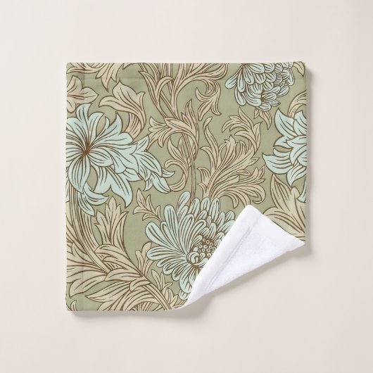 William Morris Chrysanthemum Pattern Bath Towel Se Bad Handdoek (Wasdoekje)