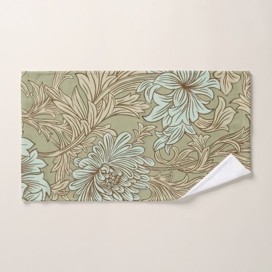 William Morris Chrysanthemum Pattern Bath Towel Se Bad Handdoek (Handdoek)