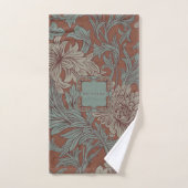 William Morris Chrysanthemum Pattern Bath Towel Se Bad Handdoek (Handdoek)
