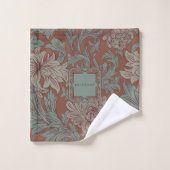 William Morris Chrysanthemum Pattern Bath Towel Se Bad Handdoek (Wasdoekje)