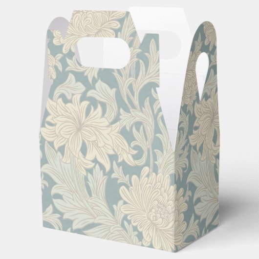 William Morris Chrysanthemum Pattern Bedankdoosjes (Geopend)