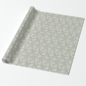 William Morris Chrysanthemum Pattern Cadeaupapier (Uitgerold)