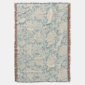 William Morris Chrysanthemum Pattern Deken (Voorkant Verticaal)