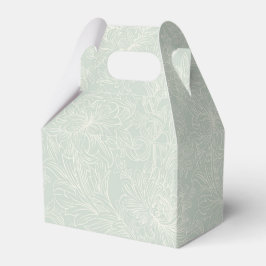 William Morris Chrysanthemum Pattern Favor Box Bedankdoosjes
