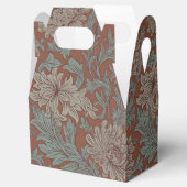 William Morris Chrysanthemum Pattern Favor Box Bedankdoosjes (Geopend)