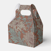 William Morris Chrysanthemum Pattern Favor Box Bedankdoosjes (Voorkant Zijde)