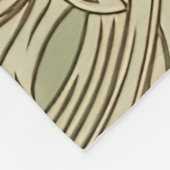 William Morris Chrysanthemum Pattern Fleece Blanke Deken (Hoek)