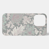 William Morris Chrysanthemum Pattern iPhone Case Hoesje (Achterkant horizontaal)
