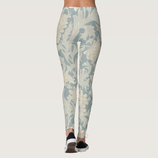 William Morris Chrysanthemum Pattern Leggings (Achterkant)