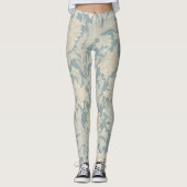 William Morris Chrysanthemum Pattern Leggings (Voorkant)