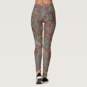 William Morris Chrysanthemum Pattern Leggings (Achterkant)