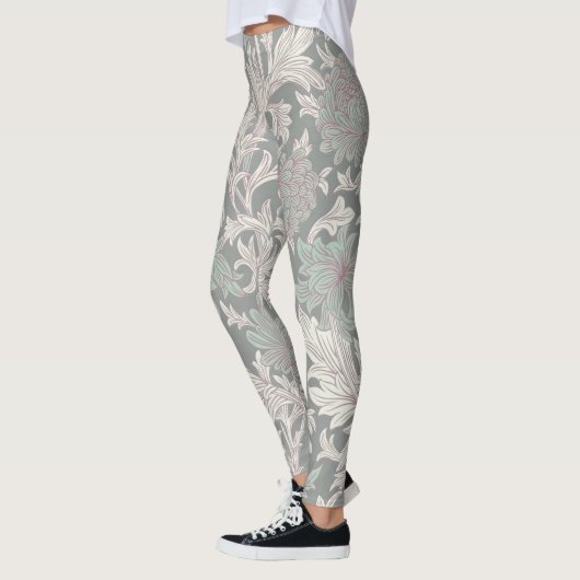 William Morris Chrysanthemum Pattern Leggings (Links)