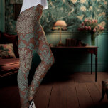 William Morris Chrysanthemum Pattern Leggings<br><div class="desc">William Morris Chrysanthemum, Patroonontwerp. William Morris was een Engelse textielontwerper, kunstenaar, schrijver en socialist die banden had met de Pre-Raphaelite Brotherhood en de British Arts and Crafts Movement. Hij richtte een ontwerpfirma op in samenwerking met de kunstenaar Edward Burne-Jones en de dichter en kunstenaar Dante Gabriel Rossetti. Dit mooie 'Art...</div>