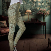 William Morris Chrysanthemum Pattern Leggings