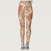 William Morris Chrysanthemum Pattern Leggings (Voorkant)