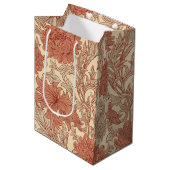 William Morris Chrysanthemum Pattern Medium Gift B Medium Cadeauzakje (Voorkant Gekanteld)