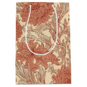 William Morris Chrysanthemum Pattern Medium Gift B Medium Cadeauzakje (Voorkant)