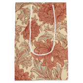 William Morris Chrysanthemum Pattern Medium Gift B Medium Cadeauzakje (Achterkant)