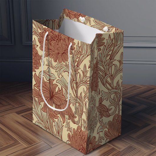 William Morris Chrysanthemum Pattern Medium Gift B Medium Cadeauzakje