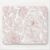 William Morris Chrysanthemum Pattern Muismat (Voorkant)
