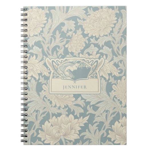 William Morris Chrysanthemum Pattern Notitieboek (Voorkant)