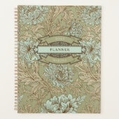 William Morris Chrysanthemum Pattern Planner (Voorkant)