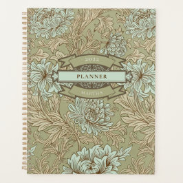William Morris Chrysanthemum Pattern Planner
