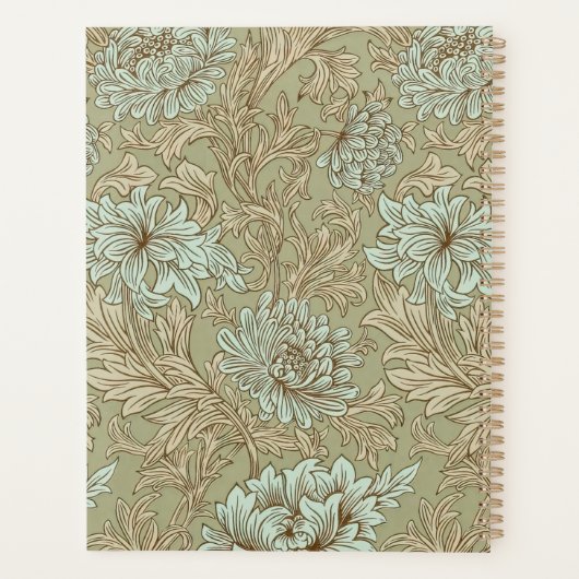 William Morris Chrysanthemum Pattern Planner (Achterkant)
