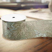 William Morris Chrysanthemum Pattern Satin Ribbon Satijnen Lint