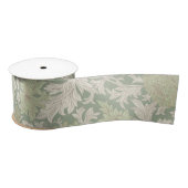 William Morris Chrysanthemum Pattern Satin Ribbon Satijnen Lint (Spoel)