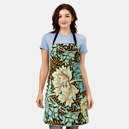 William Morris - Chrysanthemum Pattern, Schort (Gedragen)