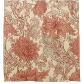 William Morris Chrysanthemum Pattern Shower Curtai Douchegordijn (Voorkant)