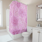 William Morris Chrysanthemum Pattern Shower Curtai Douchegordijn (In situ)