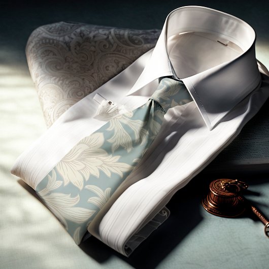 William Morris Chrysanthemum Pattern Stropdas