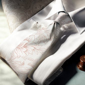 William Morris Chrysanthemum Pattern Stropdas