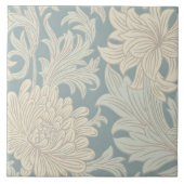 William Morris Chrysanthemum Pattern Tegeltje (Voorkant)